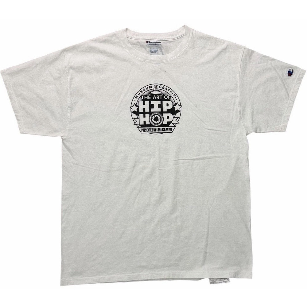 Champion Museum of Graffiti Hip Hop Graphic Tee MOG White Mens Large Street Gear